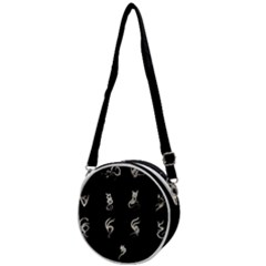 Katzen Cats Crossbody Circle Bag by WetdryvacsLair