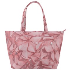 Coral Colored Hortensias Floral Photo Back Pocket Shoulder Bag  by dflcprintsclothing