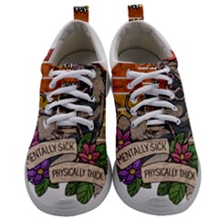 Possum - Mentally Sick Physically Thick Mens Athletic Shoes by Valentinaart