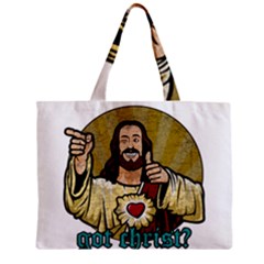 Buddy Christ Zipper Mini Tote Bag by Valentinaart