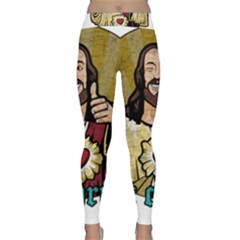 Buddy Christ Classic Yoga Leggings by Valentinaart