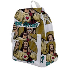 Buddy Christ Top Flap Backpack by Valentinaart