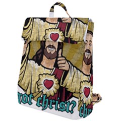 Buddy Christ Flap Top Backpack by Valentinaart