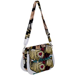 Buddy Christ Saddle Handbag by Valentinaart