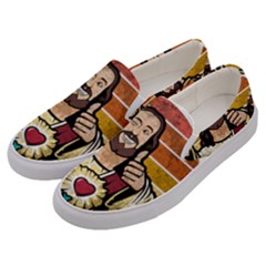 Got Christ? Men s Canvas Slip Ons by Valentinaart