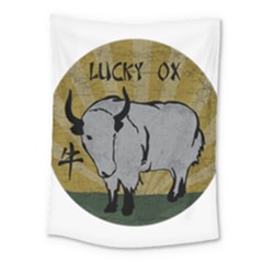 Chinese New Year ¨c Year Of The Ox Medium Tapestry by Valentinaart