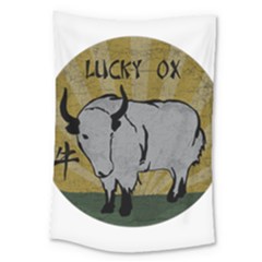 Chinese New Year ¨c Year Of The Ox Large Tapestry by Valentinaart