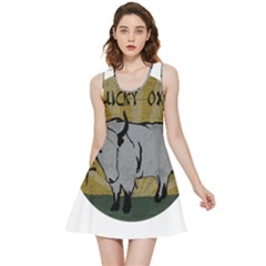 Chinese New Year ¨c Year Of The Ox Inside Out Reversible Sleeveless Dress by Valentinaart