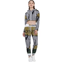 Chinese New Year ¨c Year Of The Ox Cropped Zip Up Lounge Set