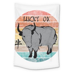 Chinese New Year ¨c Year Of The Ox Large Tapestry by Valentinaart