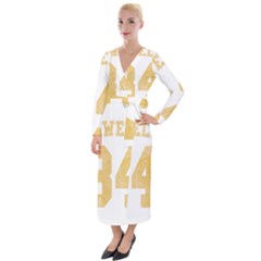 Orwell 84 Velvet Maxi Wrap Dress by Valentinaart