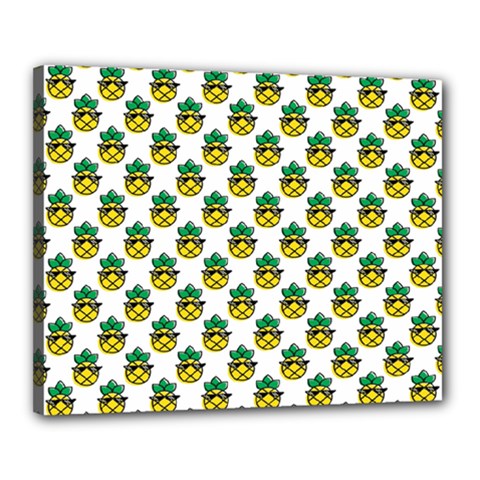 Holiday Pineapple Canvas 20  X 16  (stretched) by Sparkle