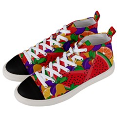 Fruit Life 2  Men s Mid-top Canvas Sneakers by Valentinaart