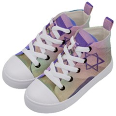 Israel Kids  Mid-top Canvas Sneakers by AwesomeFlags