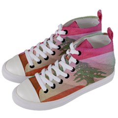 Lebanon Women s Mid-top Canvas Sneakers by AwesomeFlags