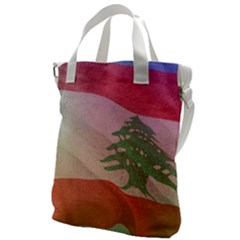 Lebanon Canvas Messenger Bag by AwesomeFlags