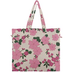 Floral Vintage Flowers Canvas Travel Bag by Dutashop