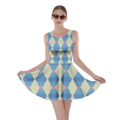 Pattern Texture Chevron Skater Dress by Dutashop