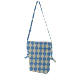 Pattern Texture Chevron Folding Shoulder Bag by Dutashop