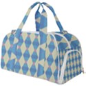 Pattern Texture Chevron Burner Gym Duffel Bag View1