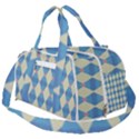 Pattern Texture Chevron Burner Gym Duffel Bag View2