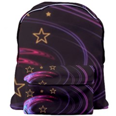 Background Abstract Star Giant Full Print Backpack by Dutashop