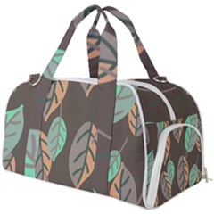 Leaf Brown Burner Gym Duffel Bag by Dutashop