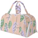 Leaf Pink Burner Gym Duffel Bag View1