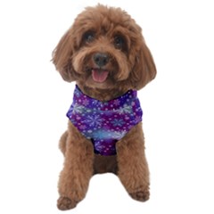 Snow Blue Purple Tulip Dog Sweater by Dutashop