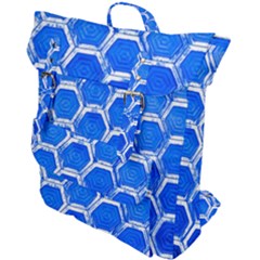 Hexagon Windows Buckle Up Backpack by essentialimage365