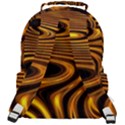 Wave Abstract Lines Rounded Multi Pocket Backpack View3