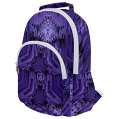 Mandala Neon Rounded Multi Pocket Backpack