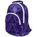 Mandala Neon Rounded Multi Pocket Backpack View1