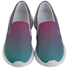 Teal Sangria Kids Lightweight Slip Ons by SpangleCustomWear