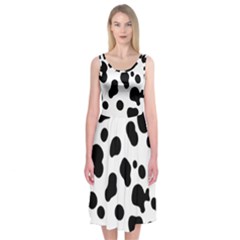 Spots Midi Sleeveless Dress by Sobalvarro