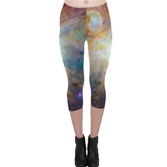 Colorful Galaxy Capri Leggings  by ExtraAwesomeSauce