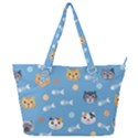 Cute Cat Pattern Full Print Shoulder Bag View1