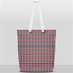 Native American Pattern Full Print Rope Handle Tote (small) by ExtraAwesomeSauce