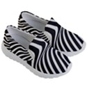 Wave Line Curve Kids Lightweight Slip Ons View3