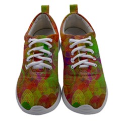 Easter Egg Colorful Texture Athletic Shoes by Dutashop