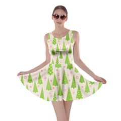 Christmas Green Tree Skater Dress by Dutashop