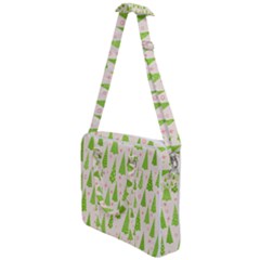 Christmas Green Tree Cross Body Office Bag by Dutashop