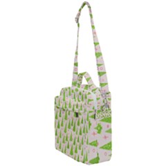 Christmas Green Tree Crossbody Day Bag by Dutashop