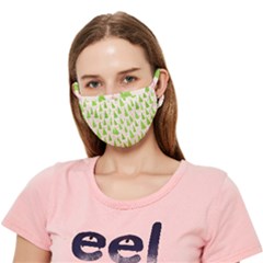 Christmas Green Tree Crease Cloth Face Mask (adult) by Dutashop