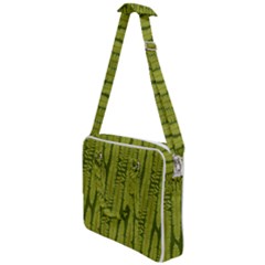 Fern Texture Nature Leaves Cross Body Office Bag by Dutashop