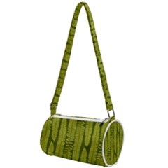 Fern Texture Nature Leaves Mini Cylinder Bag by Dutashop