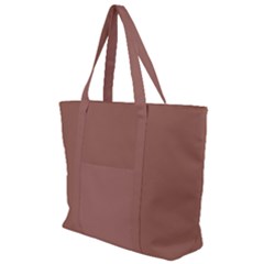 Blast-off Bronze Zip Up Canvas Bag by FabChoice