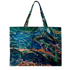 Oceanic Mircoscope  Zipper Mini Tote Bag by BrenZenCreations