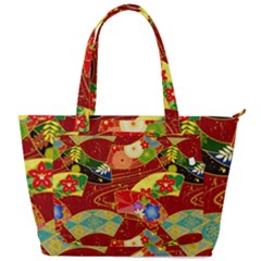 Floral Abstract Back Pocket Shoulder Bag  by icarusismartdesigns