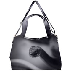 Black And White Snake Double Compartment Shoulder Bag by ExtraAwesomeSauce